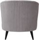 TOV Furniture Maliah Grey Pleated Velvet Settee-3