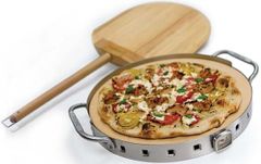 Broil King® Stainless Steel Pizza Stone Grill Set