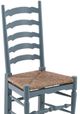 Furniture Classics Bradley Blue/Brown Ladderback Side Chair-4