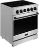 Thor Kitchen Gordon Ramsay Series 30" Stainless Steel Pro Style Electric Range with Precision Knob Control & Black Hardware-2