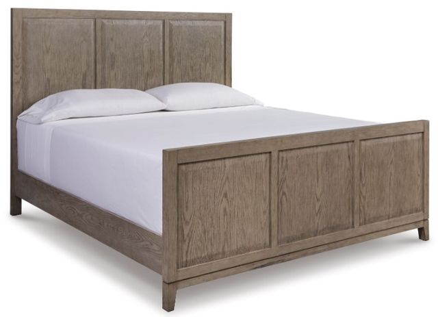 Signature Design by Ashley® Chrestner 2-Piece Gray King Panel Bed Set-1