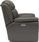 Flexsteel® Elijah Black Reclining Loveseat with Power Headrests and Lumbar-2