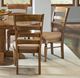 A-America® Bennet Smoky Quartz Ladderback Upholstered Dining Side Chair-1