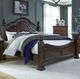 Liberty Furniture Messina Estates Cognac California King Poster Bed-4