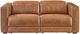 Flexsteel® Austin Chestnut Power Reclining Sofa with Power Headrest-2