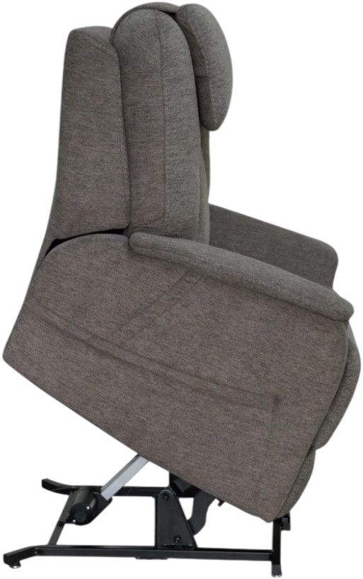 Flexsteel® Zecliner Model 3+ Petite Dark Umber Power Lift Recliner with Power Headrest, Lumbar, Heat and Massage-4