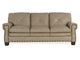 Pilot Pebble Leather Sofa, Chair, and Ottoman -3