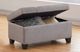 Titus Furniture Grey Storage Bench-2
