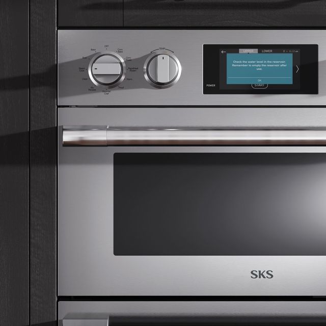 SKS 30" Stainless Steel Oven/Microwave Combo Electric Wall Oven-2