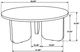 Coaster® Dale Brown Round Coffee Table-3