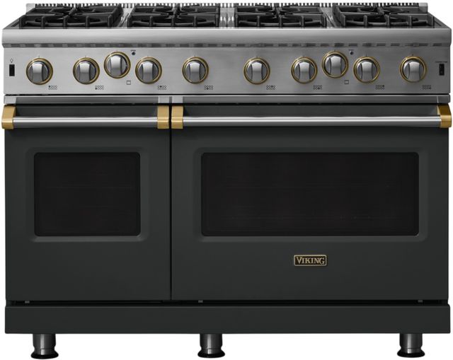 Viking® 5 Series 48" Antique Bronze Pro Style Gas Range-0