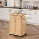 homestyles® General Line Brown Kitchen Cart-2
