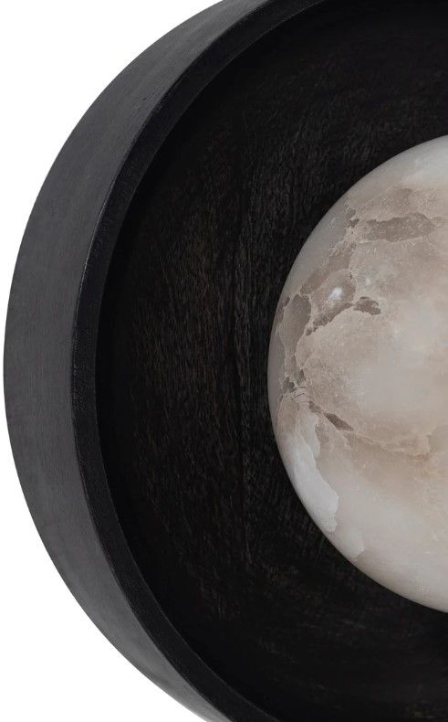 Renwil® Haloa Stained Dark Brown Wall Sconce-2