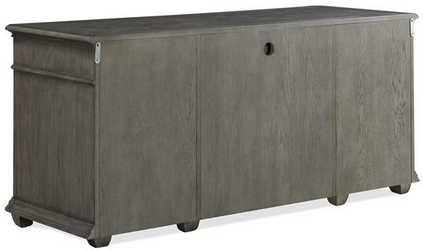 Riverside Furniture Sloane Gray Wash Credenza Desk-2