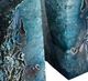 A & B Home 2-Piece Black/Teal 5.5" Agate Bookend Set-1