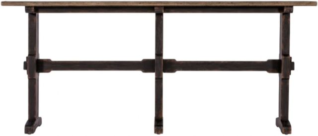 Hooker® Furniture Americana Honey Console Table with Molasses Base-2