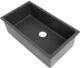 ZLINE Rome 30" Charcoal Dual Mount Single Bowl Fireclay Kitchen Sink-0