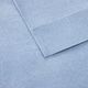 Olliix by INK+IVY Blue Twin XL Cotton Jersey Knit All Season Heathered Sheet Set-2