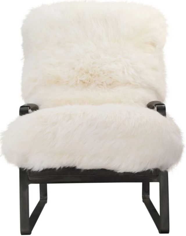 Moe's Home Collection Hanly White Accent Chair-1