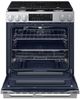 Samsung Bespoke 30" Fingerprint Resistant Stainless Steel Smart Slide-in Gas Range with Flex Duo™ Oven-1