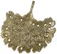 A & B Home Gold Leaf Plate-3