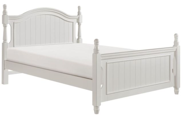Homelegance® Clementine White Youth Full Platform Bed with Twin Trundle-2