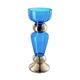 A & B Home Blue/Silver 6" Flower Vase-0