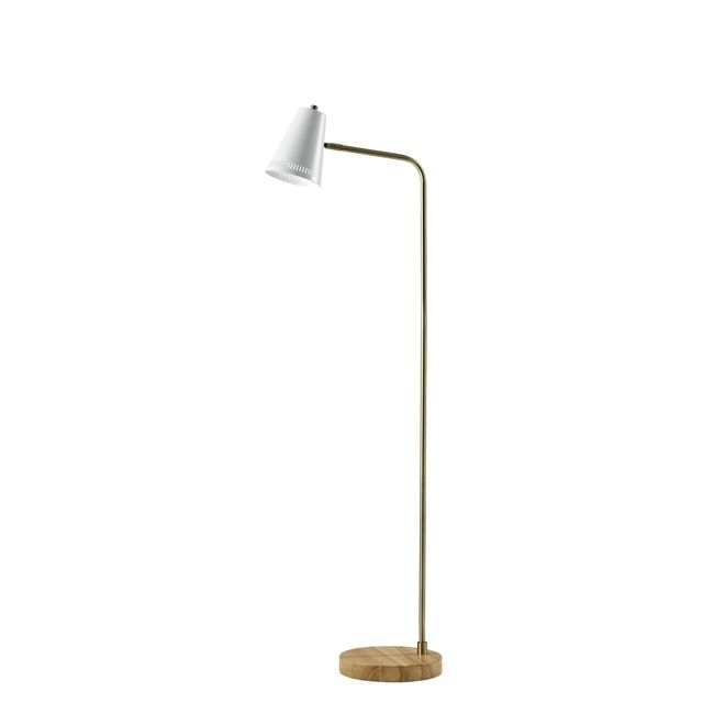 Adesso® Morris Antique Brass Floor Lamp-0