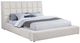 Coaster® Dreux Cream Eastern King Upholstered Platform Panel Bed-0