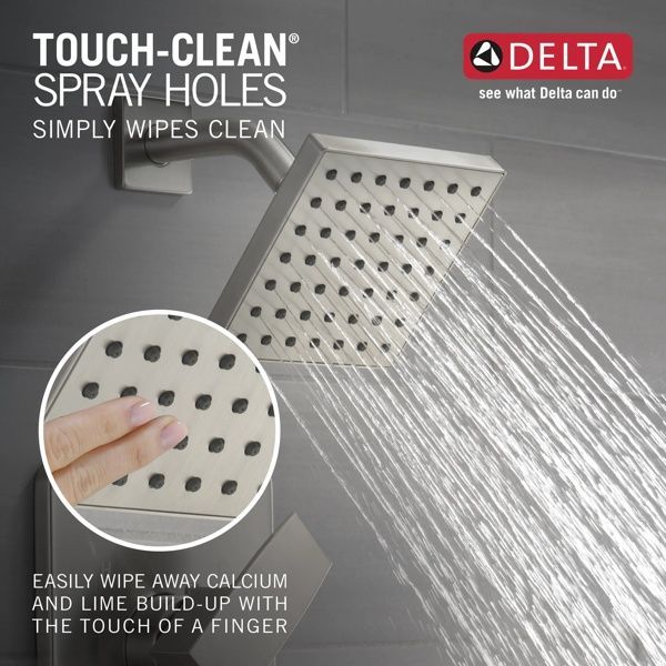 Delta Modern Monitor 14 Series 16" Stainless Tub and Shower Trim-1