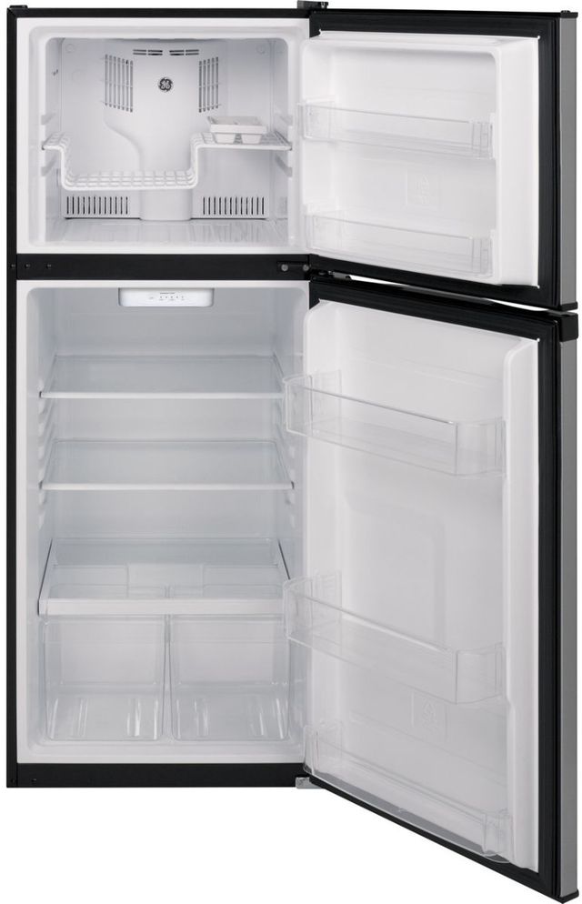 GE® Series 11.6 Cu. Ft. Stainless Steel Top Freezer Refrigerator-3