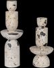 Uttermost® Nouveau 2-Piece Black/Natural White Tower Sculpture Set-2