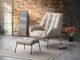ACME Furniture Zusa 2-Piece Khaki Chair and Ottoman Set-1
