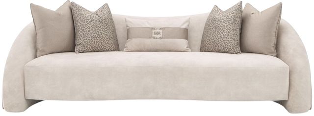 Michael Amini® Mod Dream Rich Champagne Sofa-1