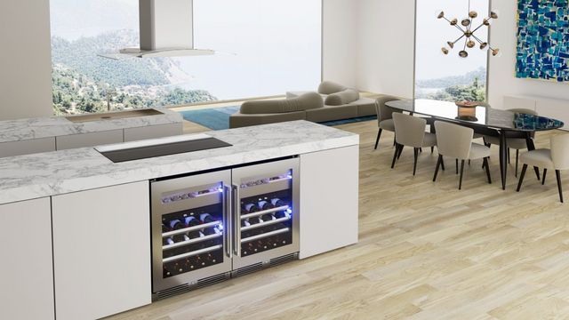 XO 24'' Stainless Steel Built In Wine Cooler-3