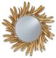 Currey & Company Folium Contemporary Gold Leaf Mirror-0