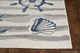 KAS Rugs Lucia Ivory Seashore 5'x8' Area Rug-1