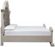 Signature Design by Ashley® Andonhall Antique White/Gray King Upholstered Panel Bed-3