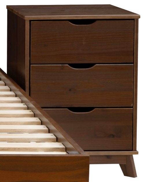 Powell® Portix 4-Piece Walnut Queen Simple Bedroom Set-3