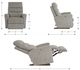 La-Z-Boy® Liam Navy Power Rocking Recliner with Headrest-2