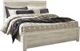 Signature Design by Ashley® Bellaby 4-Piece Whitewash King Panel Bed Set-1