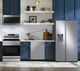 Samsung 4 Piece Kitchen Package with a 27.4 Cu. Ft. Total Capacity Freestanding Side by Side Refrigerator-0