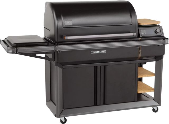 Traeger® Timberline XL 71" Black Wood Pellet Freestanding Grill-4