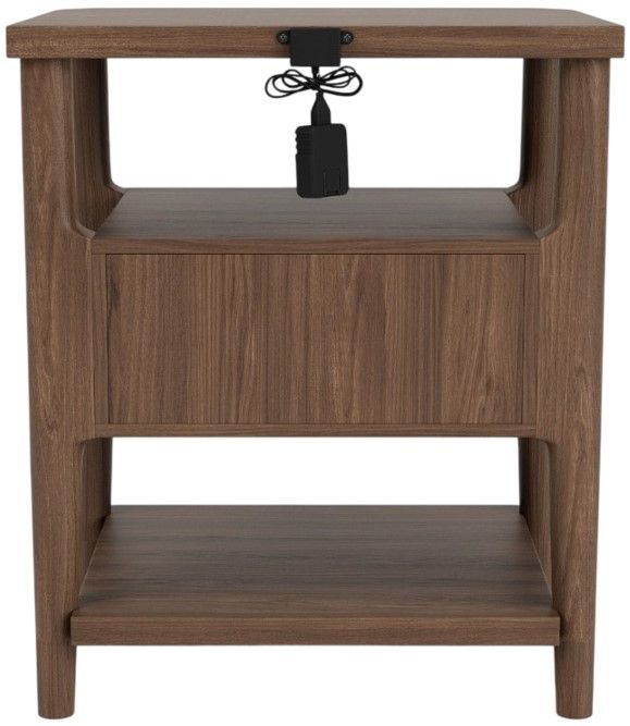 Riverside Furniture Delia Walnut Accent Nightstand-3