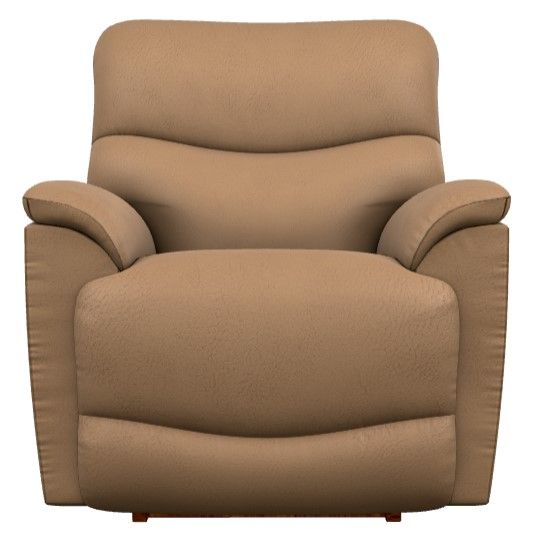 La-Z-Boy® Trouper Fawn Power Rocking Recliner with Headrest and Lumbar-1
