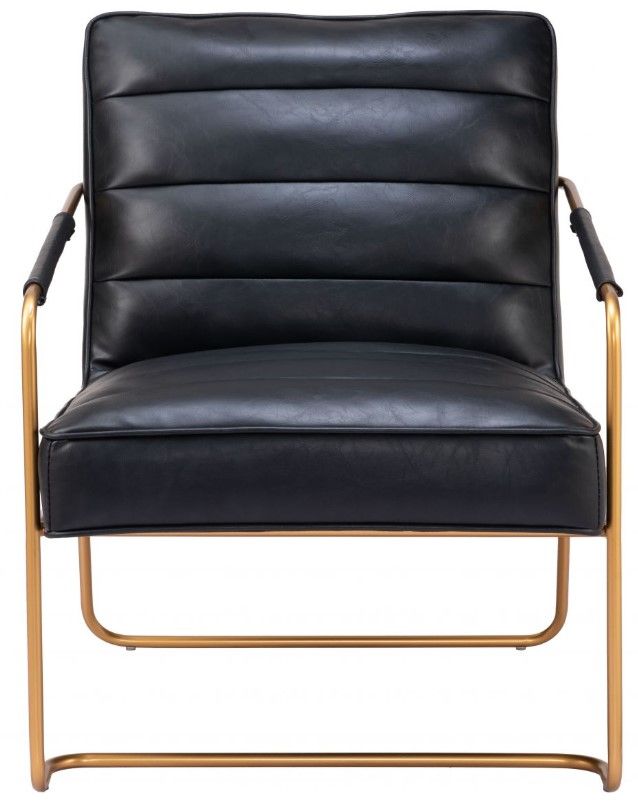 Zuo® Modern Dallas Vintage Black Accent Stationary Chair-2