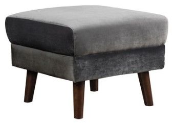 Mazin Furniture Tolley Gray Ottoman-0