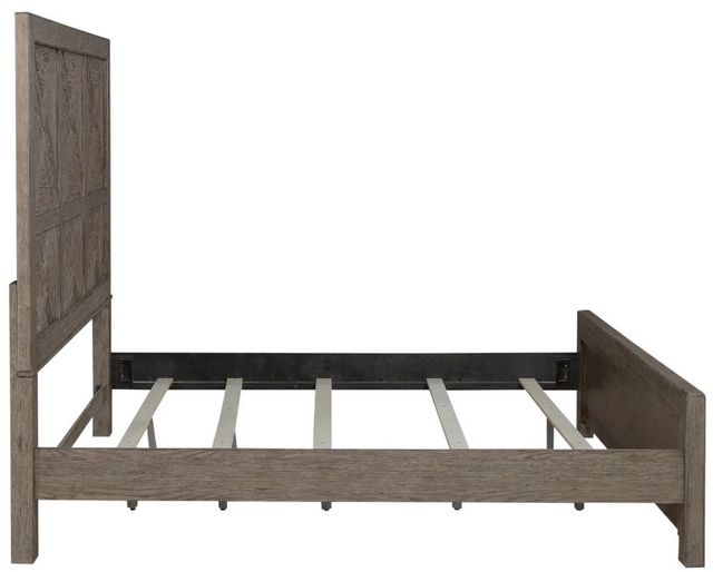 Liberty Furniture Skyview Lodge Cobblestone King Panel Bed-2