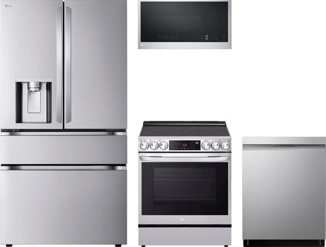 LG 4 Piece PrintProof™ Stainless Steel Kitchen Package