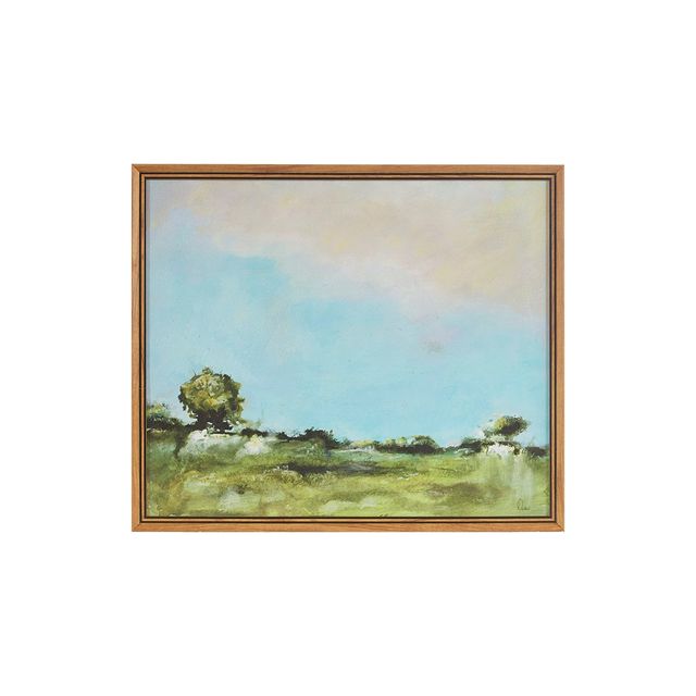 Olliix by Martha Stewart Across The Plains II Multi-Colored Framed Gel Coated Canvas-0